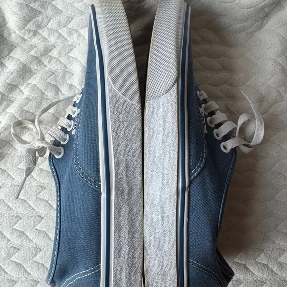 Vans Classic Blue and White Sneakers - Picture 2 of 7